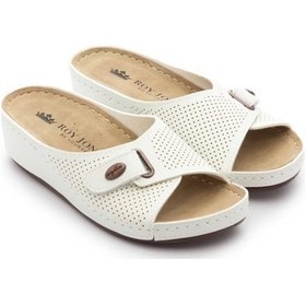 Resim Roy Jones Kadın Ortopedik Konfor Modeli Günlük Yumuşak Anatomik Tabanlı Terlik Siyah 