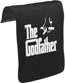 Resim The Godfather - Logo Unisex Siyah Tak-Çıkar Postacı Çanta Kapağı CK-417 