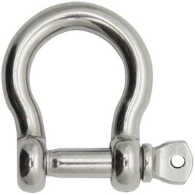 Resim 2'li Omega Zincir Kilidi. 5mm. Paslanmaz Krom 