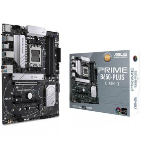 Resim ASUS PRIME B650-PLUS-CSM 6400MHz(OC) DDR5 Soket AM5 M.2 HDMI DP ATX Anakart 