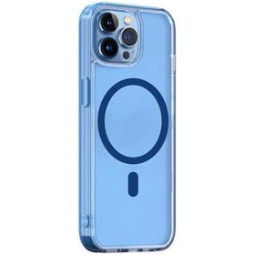 Resim WIWU Iphone 14 Pro Magsafe Şarj Özellikli Lens Korumalı Şeffaf Silikon Kapak 