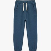 Resim Koton Waffle Dokulu Jogger Mavi Erkek Bebek Eşofman Altı 6wmb40091tk Mavi 