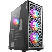 Resim VG18A Fsp 650W 80 4X120MM Rgb Fan Temperli Cam USB 3.0 Mesh Atx Mid-Tower Gaming (Oyuncu) Kas 
