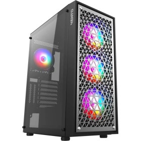 Resim VG18A Fsp 650W 80 4X120MM Rgb Fan Temperli Cam USB 3.0 Mesh Atx Mid-Tower Gaming (Oyuncu) Kas 