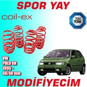 Resim Coil-Ex Polo 6N 1995 Sonrası 40-40Mm Alçaltma Spor Yay Helezon 