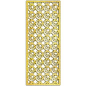 Resim Liar Dekor Liar Ahşap Seperatör (Paravan) - KSP-35 - (10 mm) - (85 cm x 210 cm) - (Gold) 