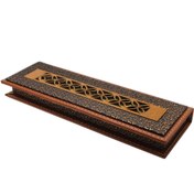 Resim Tesbihane Krem Deri & Ahşap Kombinli Elegance Tesbih Kutusu 