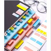 Resim 30/60/120 Yaprak Yazılabilir İndeks Etiketleri Kitap İşaretleyicileri, Yapışmaz Etiket Etiketleri 