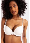 Resim Goldy Heavy Push Up Bra, Ekru Renk Konforlu Ve Şık Sütyen Çok Renkli 