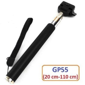 Resim Gplus Eken Xiaomi Sjcam Uyumlu 110 cm Teleskopik Selfie Çubuğu GP55 