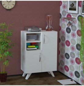 Resim Çok Amaçlı Dolap Esse Beyaz 
