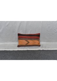 Resim Zehra Abla Halı Yeni El Dokuma Dekoratif Lumbar Kilim Kırlent Yastık Kılıfı 6109 