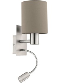 Resim yıldırımavize Abajurlu Ve Kitap Okuma Led Lambalı Aplik 