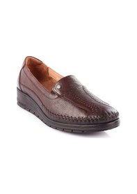 Resim Forelli 25182 Kadın Silver Taşlı Hallux Valgus Yapılı Memory Foam Casual Ayakkabı 25182-27-R0685 Kahverengi 