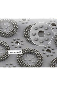 Resim Mithra Life Kaydırmaz Vantuzlu Silikon Banyo Paspası MIT1069 