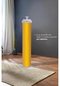 Resim House Plus Hely Açılıp Kapanabilir 360 Dönebilen Kurutmalık Askısı Gold Krt57058-5 Altın 