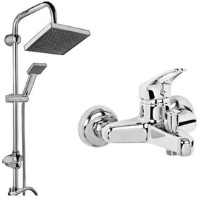 Resim Sardıcı 2'li Set Mix Banyo Bataryası Robot Yağmurlama Tepe Duş Seti 