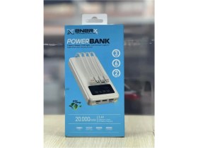 Resim Timion Enerx ENR-P20DC 20000 Mah 2.1 Amper Dahili Kablolu Powerbank Siyah (5148) 