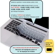 Resim McStorey Macbook Air Pro Klavye Koruyucu (US to TR) Ombre (Eski USB’li Model 2008/2017 yılı) ile Uyumlu 