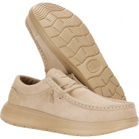 Resim Hey Dude Erkek Oxford ( Klasik) HD.41975-265 Hey Dude Wally Comf Suede Tan 