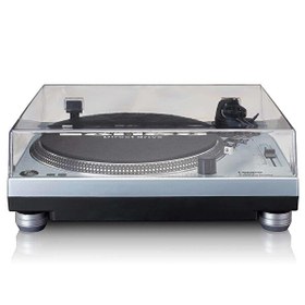 Resim Lenco L-3809ME Turntable - Direct Drive USB Metalik Mavi Pikap 