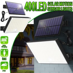 Resim 400 LED Güneş Enerjili Dış Mekan Işıklar, Uzaktan Kumanda, İnce Hafif Paneller, 5.0 Metre Kablo, Alacakaranlıktan Şafağa Aydınlatma, Verandalık Bahçe Duvar Deposu için Emniyetli Solar Projektörler - Babalar Günü İlk Yıl Evlenme Nişan Doğumgünü Erkek Arkadaş İçin Noel Baba Anne Anneler Özel Arama Motorlarına Bağlanabilir 