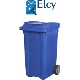 Resim Elcy 240 Lt Mavi Çöp Konteyneri (Isıya Dayanıklı) 
