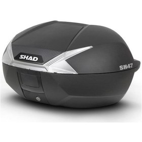 Resim Shad Sh-47 Lt Arka Çanta Beyaz Reflektörlü Siyah 
