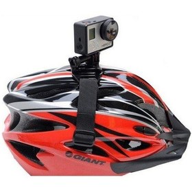 Resim Eken Sjcam Aksiyon Kamera Uyumlu Hava Delikli Kask Aparatı Gp04 