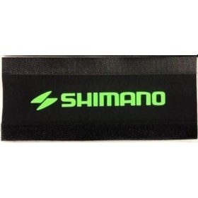 Resim Shimano Bisiklet Reflektörlü Kadro Koruyucu Ve Zincir Koruyucu Yeşil Kadro Koruma Kılıfı 