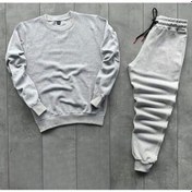 Resim FiftyColor 2 Li Gri Sweatshirt Ve Gri Eşofman Kombin Düz Gri 