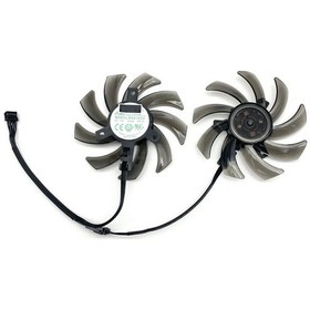 Resim Xurunkeji Geforce Gtx 1060 6gb Çift Ekran Kartı Soğutma Fanı Ga91s2u Palit Geforce Gtx1060 Gtx1080 Gtx1070 İle Uyumlu 