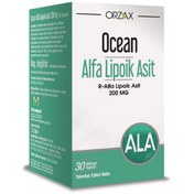 Resim Ocean Alfa Lipoik Asit 200 mg 30 Kapsül 