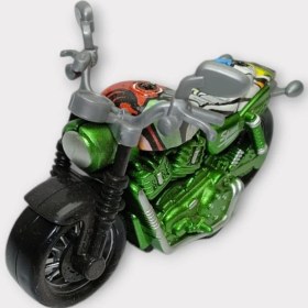 Resim MCM Group Çek Bırak Custom Motorsiklet 9 cm - Yeşil (Lisinya) 
