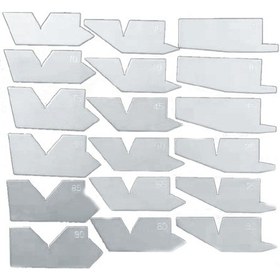 Resim Werka W5123-S18 18 Parça Açı Mastar Seti 5-90°X0.5°X18 