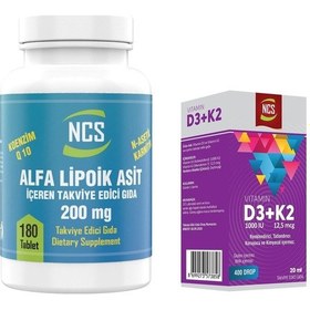 Resim Ncs L-carnitine 100 Mg Koenzim Q10 Alpha Lipoic Acid 200 Mg Coenz 