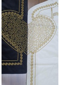 Resim Çeyizdiyarı Sevgi Kadife 2'li Seccade Takımı Altın Altın 