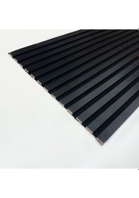 Resim Esnek Keçeli Slim Duvar Paneli 600cm Siyah 