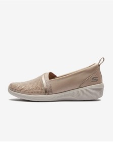 Resim Skechers Arya - Shine And Glow Kadın Bej Günlük Ayakkabı 104110 Ntgd 