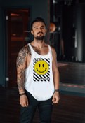 Resim Freeyez Stay Positive Gym Fitness Tank Top Sporcu Atleti 