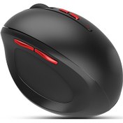 Resim Mufunye Hxsj T33 Dikey Kablosuz Fare - Ergonomik Tasarım, 2400dpı, 7 Tuş, Uzun Süreli Kullanım İçin Konforlu 001 