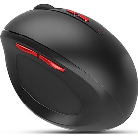 Resim Mufunye Hxsj T33 Dikey Kablosuz Fare - Ergonomik Tasarım, 2400dpı, 7 Tuş, Uzun Süreli Kullanım İçin Konforlu 001 