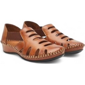 Resim Venüs 18791395 Hakiki Deri Kadın Sandalet Taba 