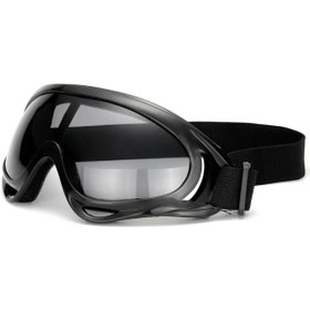 Resim ebakbak Motosiklet Gözlük Cross Model Lastikli Motor Gözlüğü 