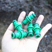 Resim 5 adet/10 adet Evrensel Bahçe Hortumu Coupler, Plastik Tamir Bağlayıcı, Avrupa ve Amerika Dikiş Standartı, Dış Mekan Sulama Sistemleri için Dayanıklı Yedek Parçalar 