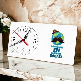 Resim En Yakışıklı Baba Şık Masa Saati 