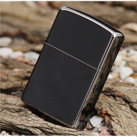 Resim Siyah Zippo Çakmak Siyah 