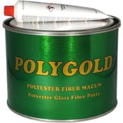 Resim Polygold Gri Polyester Fiber Elyaflı Macun 2700 Gram 2.7 Kg 