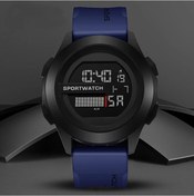 Resim Sunshine022 Derin Mavi Çiftler İçin Spor Lüks Multifonksiyonel Büyük Ekran Kadranlı Saat Diğer 