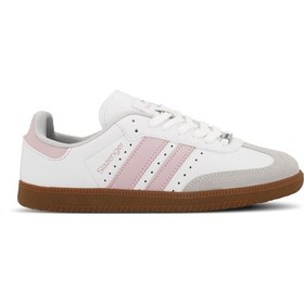 Resim Slazenger PING Kadın Beyaz / Pembe Günlük Spor Ayakkabısı 